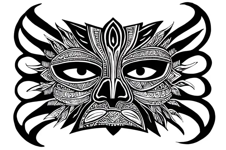 Creative African Mask