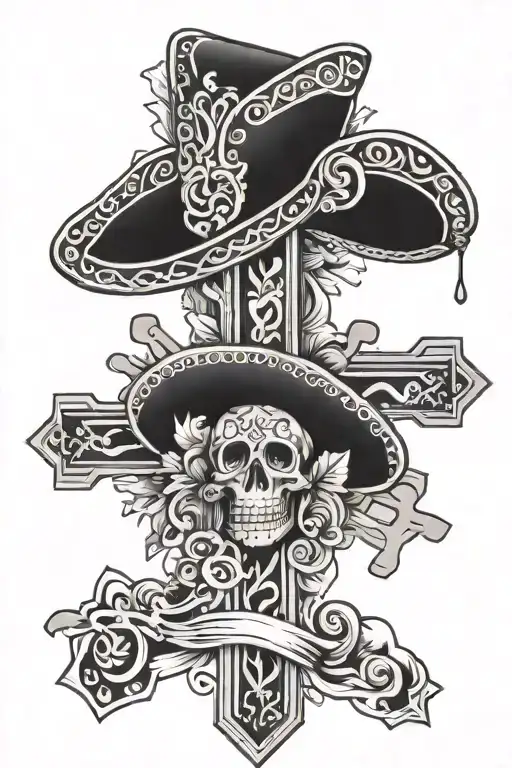 Mexico And Money And Cross