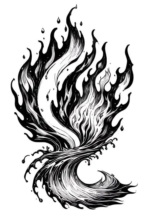 Water And Fire Together