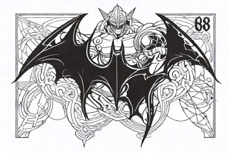 89 Batman Logo And Dark Knight Logo Intertwined