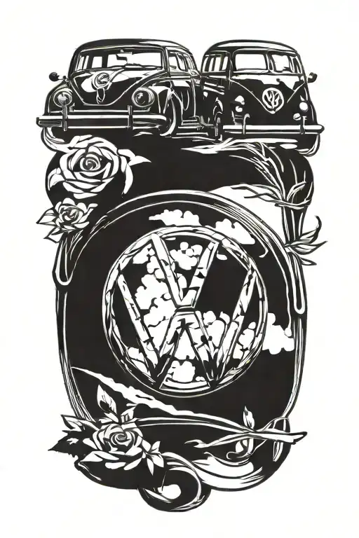 Volkswagen Emblem Intertwined