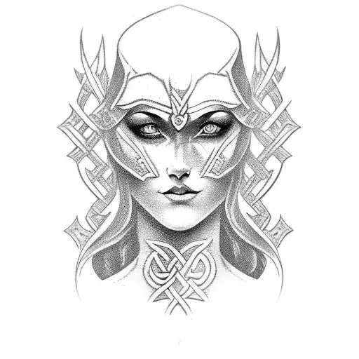 Irish Pagan Female Warrior