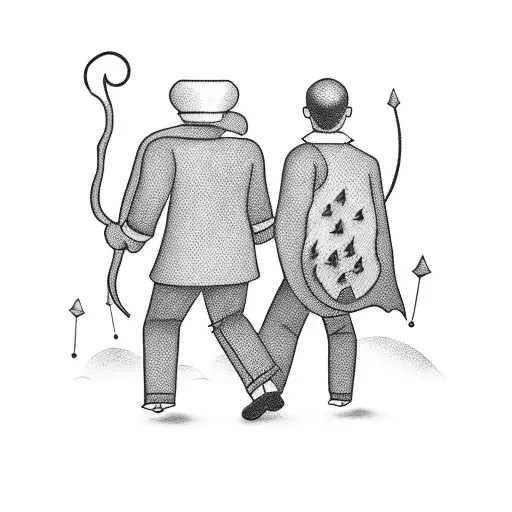 Small Tattoo Represents Friendship Between 2 Men