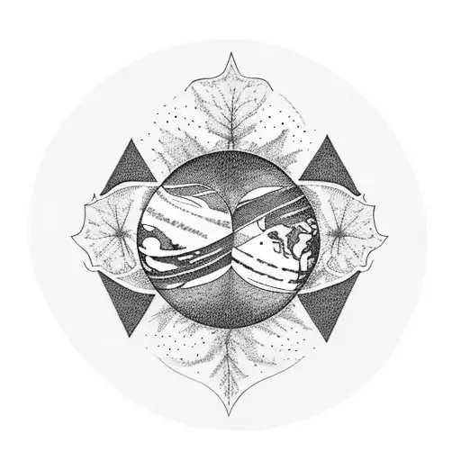 Trees With Toronto Maple Leaf With Planets Sleeve