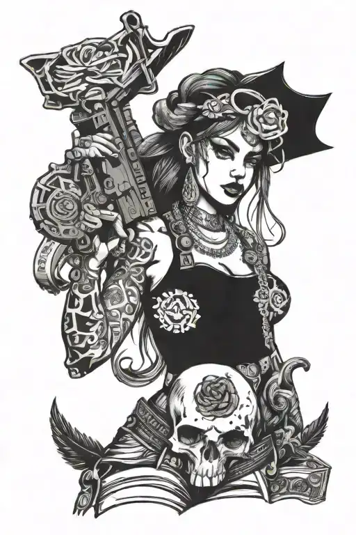 Manka Girl With Guns And Money