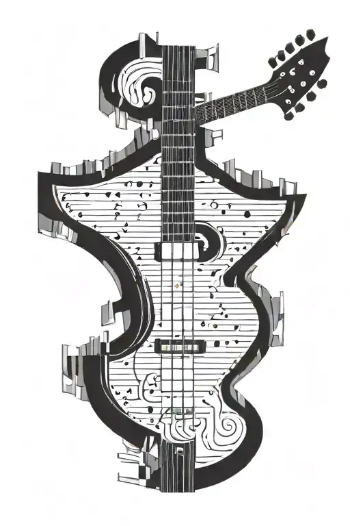 Guitar Frets Turning Into Dna