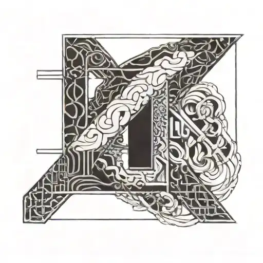 Tattoo Of The Latter A And Under It Line Like In Common Ground And Under It The Number 11