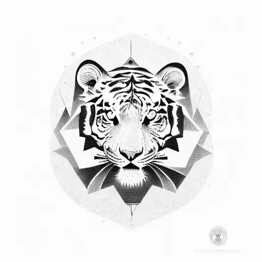 Traditional Korean Tiger And Mexico