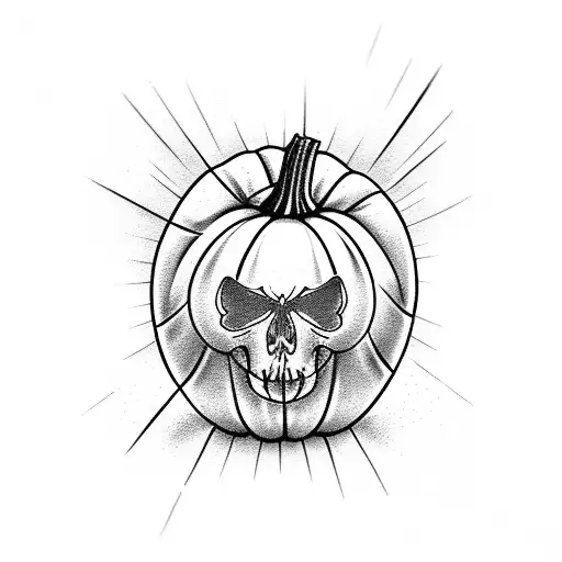 Evil Black Work Pumpkin