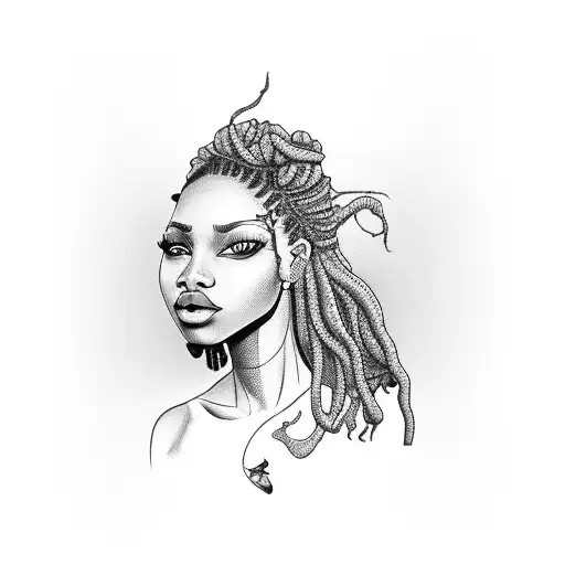 Black Woman With Locs