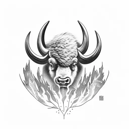 Buffalo Fight Against Phoenix