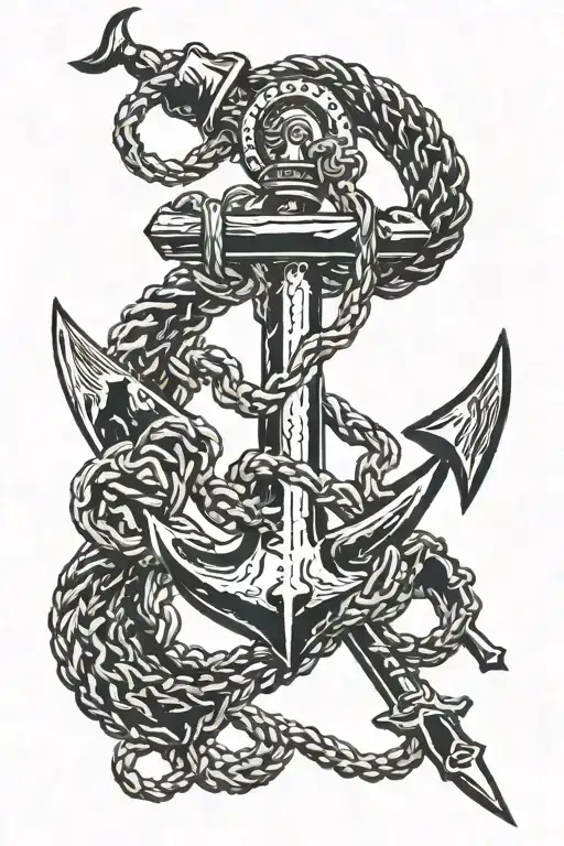 Navy Anchor