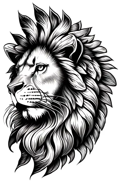 Indian Lion Head