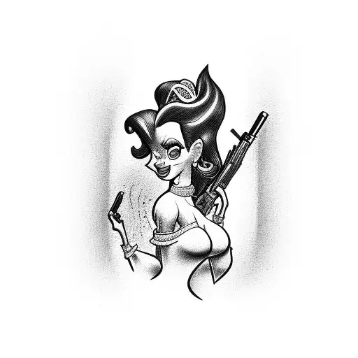 Jessica Rabbit With A Gun