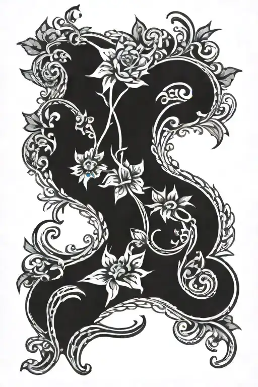 Cover Of Ankle Tattoo Design