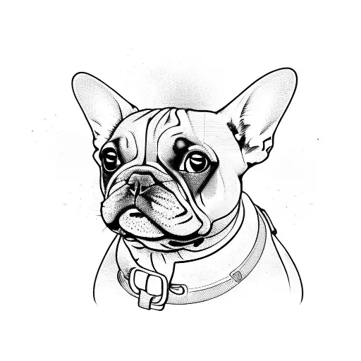 French Bulldog In Space