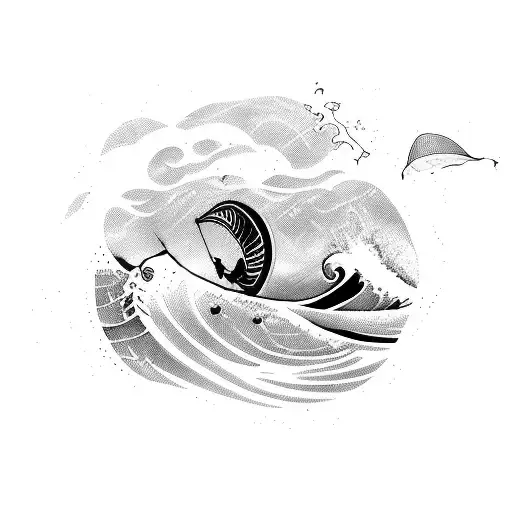 Kitesurfer Wave Ocean