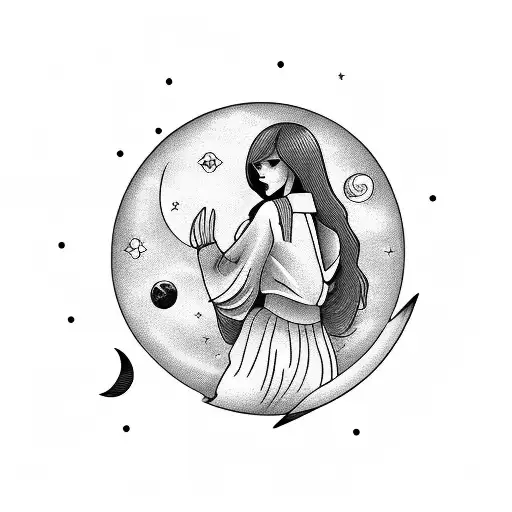 Woman On The Moon