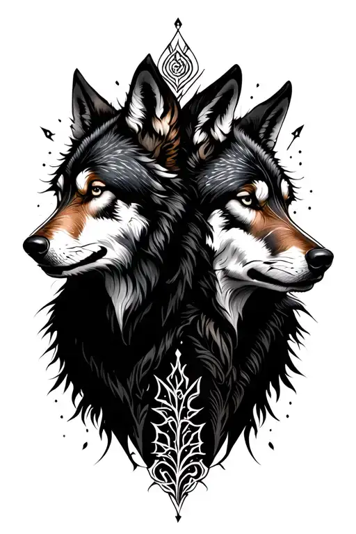 Nordic 2 Wolves Skoll