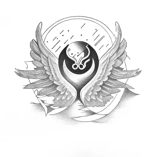 Bomb With Wings And Anchor