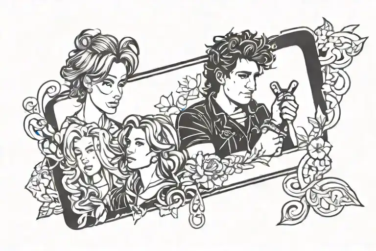 Armband Tattoo Inspired By The Tv Series Friends