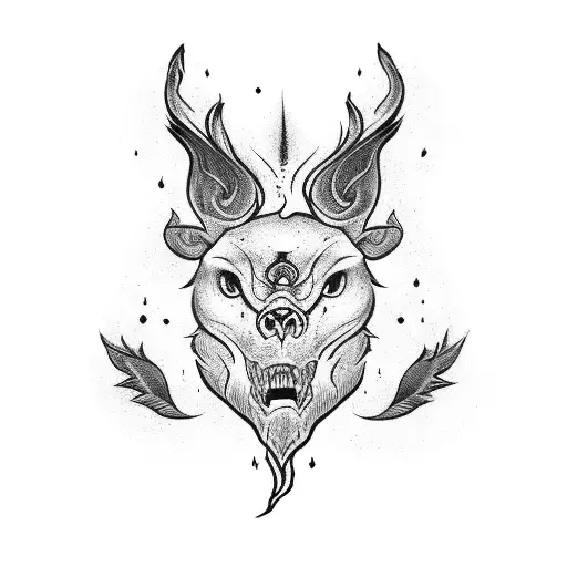 Fire Theme Fits On Side Of Head