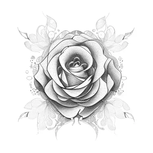 A Sketch-style Design Featuring A Mix Of Delicate Flowers And Abstract Programming Elements