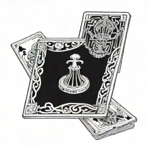 Gambling Tarot Card Game With Life And Death