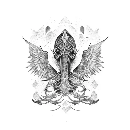 Arm Wing With An Ornament