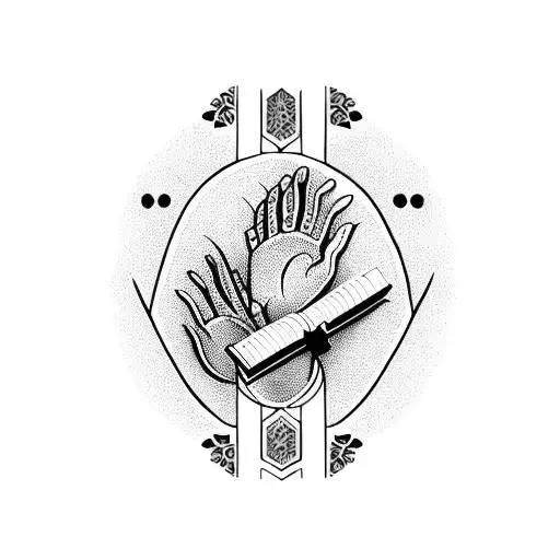 Hand Tattoo Blackout Blackwork Patterns Hand