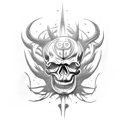 Berserk Skull Night Fighting Demons