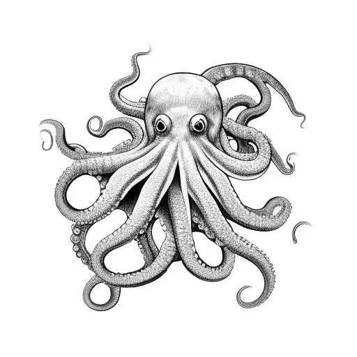 Octopus With 3 Tenticles