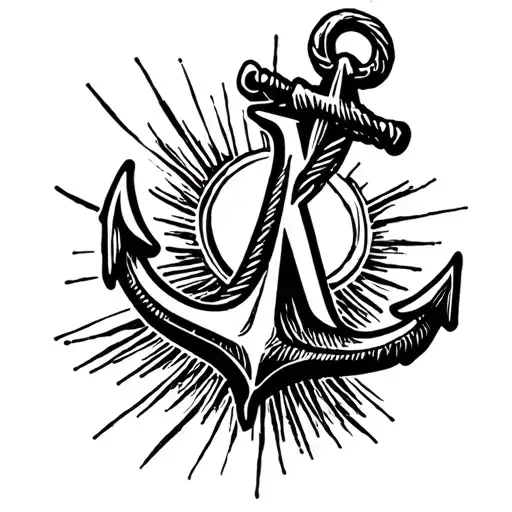 Simple Anchor With A K