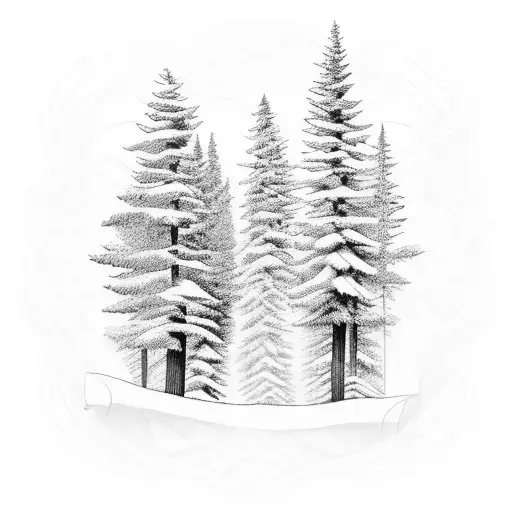 A Mountain Biker Racing Through A Forest Trail