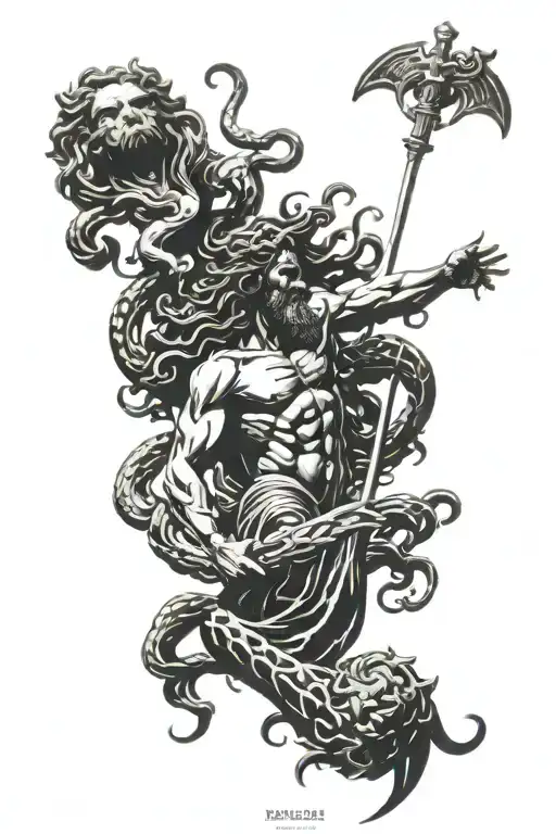Poseidon And Medusa Greek Mythology