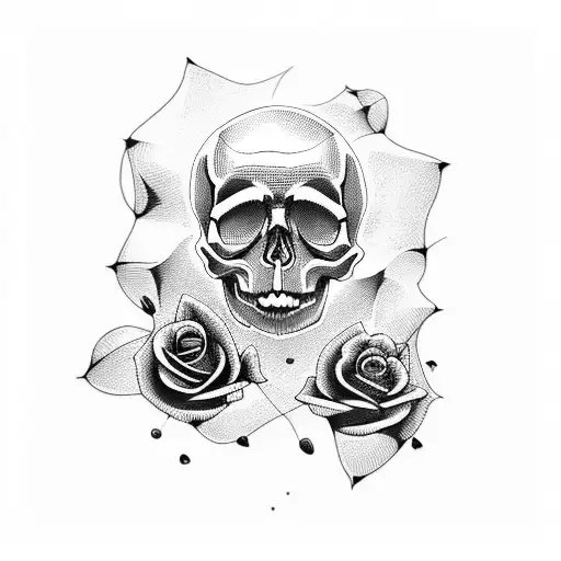 Skull And Roses