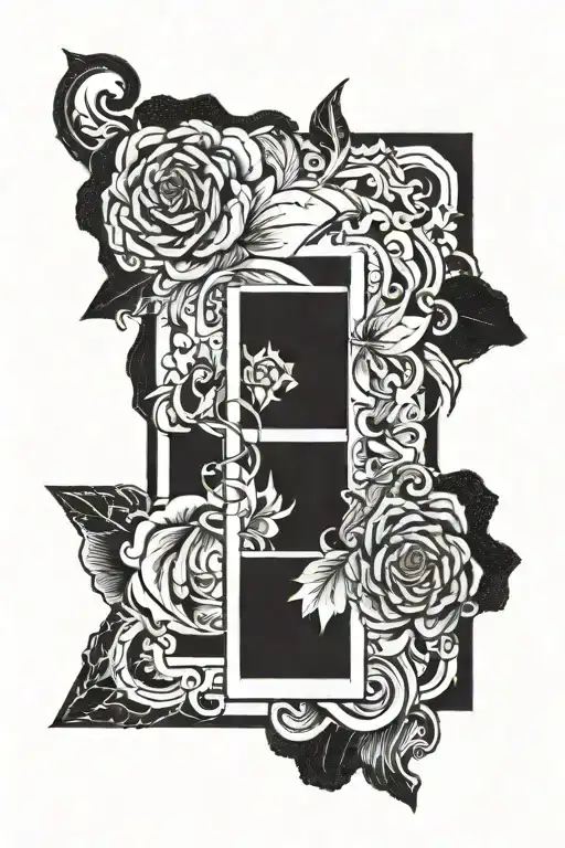 Dark Cover Up Of 4 Rectangles