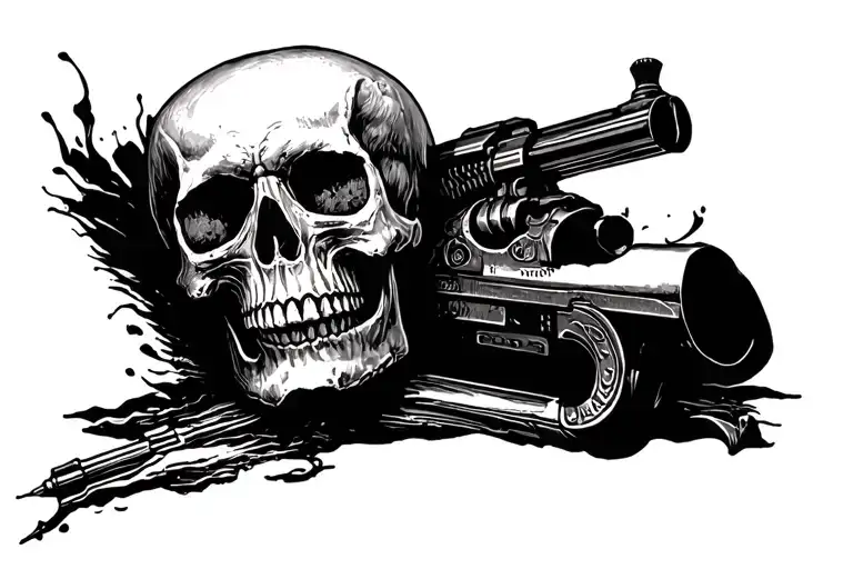 I Want A Skull Being Shot