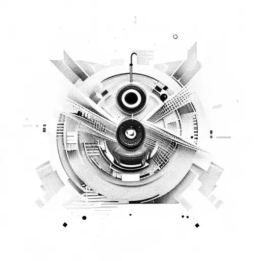 Cyberpunk Dj Spinning Futuristic Vinyl Records