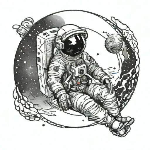 Space With Astronaut