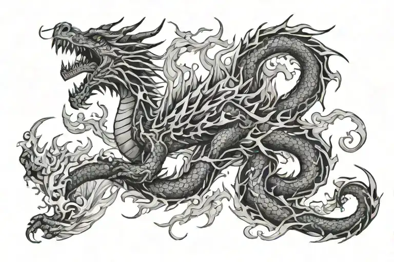 Dragon Breathing Fire