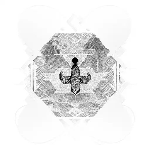 Design With Two M Letters Symbolizing Love