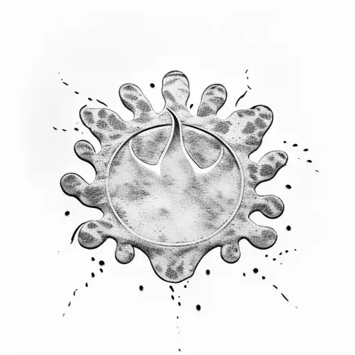 The Flash Logo Merged With A Dog Paw Print