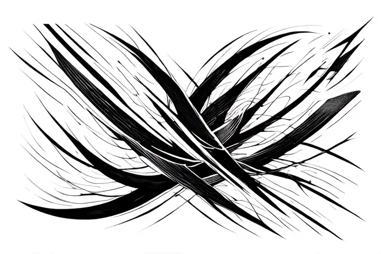 Black Abstract Lines