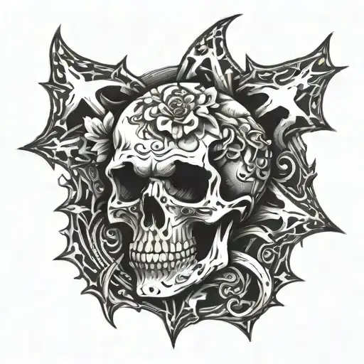 Skull Crushed By Morning Star