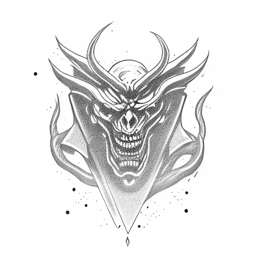 The Demon Who Holds Guns In His Hands