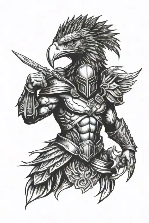Spartan And A Eagle