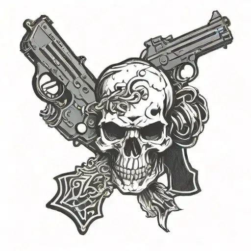 Skull And Guns