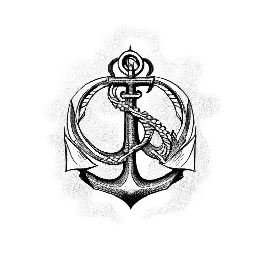 An Intricately Designed Anchor With Mexican Patterns