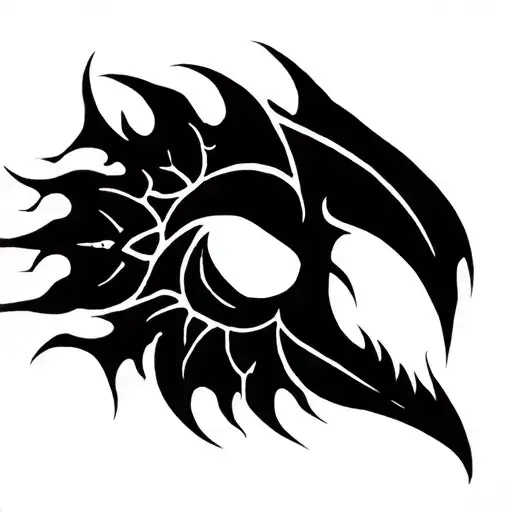 Cybertibal Dark Work Ornament Bio Organic Simple Dark Cybertribal Bio Organic Big Tribal